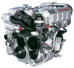 MO 144 V 38, 4-Zamanlý, Turbo þarlý, intercooler, Direkt enjeksyonlu, tatlý su soðutmalý, 106 kW 144 Beygir
MOTOR TÝPÝ:
MO 144 V 38
4-Zamanlý, Turbo þarlý, intercooler
Direkt enjeksyonlu, tatlý su soðutmalý
ÇIKIÞ GÜCÜ KRANK kW Beygir :
106 kW 144 Beygir ISO 8665 veya
ISO 3046 normlarýna göre
TAM YÜK DEVRÝ:
3800
SÝLÝNDÝR ADEDÝ:
4 Silindir / Sýra
SÝLÝNDÝR HACMÝ cm3 :
2133 cm3 130 cid
PÝSTON ÇAPI mm :
85mm 3,35?
STROK mm :
94mm 3,7?
KOMRESYON ORANI:
18 / 1
AZAMÝ TORK Nm :
320
ENJEKSYON SÝSTEMÝ:
2 Aþamalý Enjektörler
STANDART ALTERNATÖR Amp :
90
ELEKTRONÝK MOTOR ARIZA TESPÝTÝ:
VAR
AÄžIRLIK Kg :
258 Kg 567,6 Lbs
AÄžIRLIK / GÜÇ ORANTISI Kg / Beygir :
1,79 3,94 lbs/Beygir
ÞANJMAN:
MODELÝ:
ZF 45 veya benzeri
GÜÇ AKTARMA SÝSTEMÝ:
Hidrolik Disk
REDÜKSYON ORANLARI:
2,52 ? 2,04 ? 1,56 / 1
ÞAFT KAPLÝN AÇILARI:
Düz / 8 derece aþaðýya doðru veya
12 derece V-DRÝVE
KURU AÄžIRLIK Kg :
35 Kg. 77 Lbs
STEYR ? Marine motorlarý yüksek performans için tasarlanmýþlardýr.
Yeni yakýt enjeksyon teknolojisi sayesinde mükemmel tork ve sürat neticeleri elde edilebilmektedir ve bundan dolayý mevcut marin güç aktarma sistemlerine uyumu fevkalade kolaydýr.
STEYR ? Marine motorlarýnýn en belirgin özelliklerinden birisi dinamik davranýþ ve anýnda yanýt veren, etkili akselerasyonudur.
HÝZMET ÖMRÜ:
STEYR ? Marine motorlarýn uzun ömürlülüðünü saðlamak için tüm hareketli metal aksamlarý özel metal alýþýmlardan imal edilmiþtir. Çift devre soðutma sisteminde kullanýlan tüm aksamlar, standart olarak deniz suyuna ve korozyona mukavim malzemelerden imal edilmiþtir. Deniz ortamýnda maruz kalýnacaðý olgularý dikkate alarak tasarlanmýþ çözümler, motor aksamlarý ve elektronik sistemlere azami korozyon mukavemeti garantilemektedir.
KONFOR:
Tescillenmiþ 2 ? Kademeli ünite enjektör teknolojisi sayesinde , dünyaca kabüllenmiþ çalýþma sessizliðine sahiptir.
Ürettiði gürültü seviyesi nispeten tüm çalýþma devirlerinde, benzin ile çalýþan eþdeðer motorlarýn çalýþma gürültü seviyesinin altýnda seyretmektedir. Ýlave olarak motorun monoblok kýsmýný, alüminyum dýþ kabuklarýndan ayýran elastik conta sistemi sayesinde, titreþimler motor bünyesinde absorbe edilir ve böylelikle gürültü ve vibrasyonun tekne gövdesine aktarýlmasý engellenir.
Hýz ve tork karakteristiklerine istinaden, mevcut þanjman, redüksyon, þaft ve pervane sistemlerine uygunluðu kolayca saðlanabilmektedir. Amaca uygun aksesuar çeþitlerimiz, teknemizdeki en yüksek kalite ve konforu temin etmektedir.
EKSOZT EMÝSYON DEÄžERLERÝ:
Örnek alýnacak ünite-enjektör teknolojisi , hazýrda BSO II , SAV 2 , EPA- Tier 2 ve eþdeðer eksozt emisyon deðer kriterlerini yerine getirmektedir.
ÞANJMAN:
STEYR ? Marine motorlarý teknenizde kullandýðýnýz muhtelif güç aktarma sistemlerine uygunluk saðlamaktadýr. Muhtelif Þanjman uygulamalarý Direkt, düz, 8 derece aþaðýya doðru açýlý ve 12 derece V-Drive ve Volant muhafazalarý baðlantýlarý Jet Drive
MONOBLOK MOTOR TEKNÝK TANITIMI:
Saðlam ve emsalsiz moblok tasarýmý, yani motor bloku ve silindir kapaðýnýn yüksek kalite dökümden, tek parça halinde imal edilmiþ olmasý ve kusursuz derecesinde silindir yuvarlaklýðý, mükemmel soðutma ve dolayýsý ile silindir gömleklerinin fevkalade uzun ömürlü olmasýný saðlar.
*Dinamik balansý yapýlmýþ, Chrome-Molybdenum, Dövme Krank
*Yüksek silikon Alüminyum döküm, yað soðutma kanallý, 3 segman teknolojisi pistonlar
*Sertleþtirilmiþ sibop yuvalarý ve NIMONIC hammalzemesinden imal edilmiþ siboplar
*Volant üzerinde bulunan ve uygulamaya istinaden deðiþen esnek kaplin.
MOTOR TAKOZLARI:
Ayarlanabilen , itiþ gücüne mukavim, ön ve arka esnek takozlar
YAÄžLAMA SÝSTEMÝ:
*Deðiþtirilebilen kartuþ atom tipi yað filtresi
*Kapalý devre karter havalandýrmasý
YAKIT SÝSTEMÝ:
*Üstten eksantrik ve kilbütör tarafýndan tahrik edilen, iki kademe entegre yüksek basýnç ünite enjektörü
*Otomatik olarak havasý alýnabilen, elektrikli mazot pompasý
*Deðiþtirilebilen kartuþ atom tipi, mazot filtresi
EKSOZT SÝSTEMÝ:
Tatlý su soðutmalý eksozt manifoltu ve deniz suyu soðutmal eksozt deveboynu
SOÄžUTMA SÝSTEMÝ:
*Termostat kontrollu tatlý sulu soðutma sistemi
*Kendinden genleþme tanklý kondanser sistemi
*Hazýrlanmýþ Sýcak su veya kalorifer baðlantýlarý
*Ýmpeller tipi ve deðiþken baský plakalý deniz suyu pompasý MO 144 V 38, 4-Zamanlý, Turbo þarlý, intercooler, Direkt enjeksyonlu, tatlý su soðutmalý, 106 kW 144 Beygir
MOTOR TÝPÝ:
MO 144 V 38
4-Zamanlý, Turbo þarlý, intercooler
Direkt enjeksyonlu, tatlý su soðutmalý
ÇIKIÞ GÜCÜ KRANK kW Beygir :
106 kW 144 Beygir ISO 8665 veya
ISO 3046 normlarýna göre
TAM YÜK DEVRÝ:
3800
SÝLÝNDÝR ADEDÝ:
4 Silindir / Sýra
SÝLÝNDÝR HACMÝ cm3 :
2133 cm3 130 cid
PÝSTON ÇAPI mm :
85mm 3,35?
STROK mm :
94mm 3,7?
KOMRESYON ORANI:
18 / 1
AZAMÝ TORK Nm :
320
ENJEKSYON SÝSTEMÝ:
2 Aþamalý Enjektörler
STANDART ALTERNATÖR Amp :
90
ELEKTRONÝK MOTOR ARIZA TESPÝTÝ:
VAR
AÄžIRLIK Kg :
258 Kg 567,6 Lbs
AÄžIRLIK / GÜÇ ORANTISI Kg / Beygir :
1,79 3,94 lbs/Beygir
ÞANJMAN:
MODELÝ:
ZF 45 veya benzeri
GÜÇ AKTARMA SÝSTEMÝ:
Hidrolik Disk
REDÜKSYON ORANLARI:
2,52 ? 2,04 ? 1,56 / 1
ÞAFT KAPLÝN AÇILARI:
Düz / 8 derece aþaðýya doðru veya
12 derece V-DRÝVE
KURU AÄžIRLIK Kg :
35 Kg. 77 Lbs
STEYR ? Marine motorlarý yüksek performans için tasarlanmýþlardýr.
Yeni yakýt enjeksyon teknolojisi sayesinde mükemmel tork ve sürat neticeleri elde edilebilmektedir ve bundan dolayý mevcut marin güç aktarma sistemlerine uyumu fevkalade kolaydýr.
STEYR ? Marine motorlarýnýn en belirgin özelliklerinden birisi dinamik davranýþ ve anýnda yanýt veren, etkili akselerasyonudur.
HÝZMET ÖMRÜ:
STEYR ? Marine motorlarýn uzun ömürlülüðünü saðlamak için tüm hareketli metal aksamlarý özel metal alýþýmlardan imal edilmiþtir. Çift devre soðutma sisteminde kullanýlan tüm aksamlar, standart olarak deniz suyuna ve korozyona mukavim malzemelerden imal edilmiþtir. Deniz ortamýnda maruz kalýnacaðý olgularý dikkate alarak tasarlanmýþ çözümler, motor aksamlarý ve elektronik sistemlere azami korozyon mukavemeti garantilemektedir.
KONFOR:
Tescillenmiþ 2 ? Kademeli ünite enjektör teknolojisi sayesinde , dünyaca kabüllenmiþ çalýþma sessizliðine sahiptir.
Ürettiði gürültü seviyesi nispeten tüm çalýþma devirlerinde, benzin ile çalýþan eþdeðer motorlarýn çalýþma gürültü seviyesinin altýnda seyretmektedir. Ýlave olarak motorun monoblok kýsmýný, alüminyum dýþ kabuklarýndan ayýran elastik conta sistemi sayesinde, titreþimler motor bünyesinde absorbe edilir ve böylelikle gürültü ve vibrasyonun tekne gövdesine aktarýlmasý engellenir.
Hýz ve tork karakteristiklerine istinaden, mevcut þanjman, redüksyon, þaft ve pervane sistemlerine uygunluðu kolayca saðlanabilmektedir. Amaca uygun aksesuar çeþitlerimiz, teknemizdeki en yüksek kalite ve konforu temin etmektedir.
EKSOZT EMÝSYON DEÄžERLERÝ:
Örnek alýnacak ünite-enjektör teknolojisi , hazýrda BSO II , SAV 2 , EPA- Tier 2 ve eþdeðer eksozt emisyon deðer kriterlerini yerine getirmektedir.
ÞANJMAN:
STEYR ? Marine motorlarý teknenizde kullandýðýnýz muhtelif güç aktarma sistemlerine uygunluk saðlamaktadýr. Muhtelif Þanjman uygulamalarý Direkt, düz, 8 derece aþaðýya doðru açýlý ve 12 derece V-Drive ve Volant muhafazalarý baðlantýlarý Jet Drive
MONOBLOK MOTOR TEKNÝK TANITIMI:
Saðlam ve emsalsiz moblok tasarýmý, yani motor bloku ve silindir kapaðýnýn yüksek kalite dökümden, tek parça halinde imal edilmiþ olmasý ve kusursuz derecesinde silindir yuvarlaklýðý, mükemmel soðutma ve dolayýsý ile silindir gömleklerinin fevkalade uzun ömürlü olmasýný saðlar.
*Dinamik balansý yapýlmýþ, Chrome-Molybdenum, Dövme Krank
*Yüksek silikon Alüminyum döküm, yað soðutma kanallý, 3 segman teknolojisi pistonlar
*Sertleþtirilmiþ sibop yuvalarý ve NIMONIC hammalzemesinden imal edilmiþ siboplar
*Volant üzerinde bulunan ve uygulamaya istinaden deðiþen esnek kaplin.
MOTOR TAKOZLARI:
Ayarlanabilen , itiþ gücüne mukavim, ön ve arka esnek takozlar
YAÄžLAMA SÝSTEMÝ:
*Deðiþtirilebilen kartuþ atom tipi yað filtresi
*Kapalý devre karter havalandýrmasý
YAKIT SÝSTEMÝ:
*Üstten eksantrik ve kilbütör tarafýndan tahrik edilen, iki kademe entegre yüksek basýnç ünite enjektörü
*Otomatik olarak havasý alýnabilen, elektrikli mazot pompasý
*Deðiþtirilebilen kartuþ atom tipi, mazot filtresi
EKSOZT SÝSTEMÝ:
Tatlý su soðutmalý eksozt manifoltu ve deniz suyu soðutmal eksozt deveboynu
SOÄžUTMA SÝSTEMÝ:
*Termostat kontrollu tatlý sulu soðutma sistemi
*Kendinden genleþme tanklý kondanser sistemi
*Hazýrlanmýþ Sýcak su veya kalorifer baðlantýlarý
*Ýmpeller tipi ve deðiþken baský plakalý deniz suyu pompasý