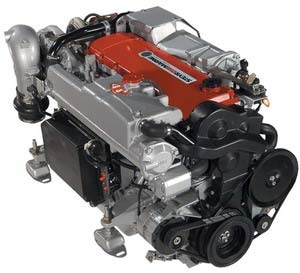 MO 256 K43, 4-Zamanlý, Turbo þarlý, intercooler, Direkt enjeksyonlu, tatlý su soðutmalý,
MOTOR TÝPÝ:
MO 256 K 43
4-Zamanlý, Turbo þarlý, intercooler
Direkt enjeksyonlu, tatlý su soðutmalý
ÇIKIÞ GÜCÜ KRANK kW Beygir :
184 kW 250 Beygir ISO 8665 veya
ISO 3046 normlarýna göre
TAM YÜK DEVRÝ:
4500
SÝLÝNDÝR ADEDÝ:
6 Silindir / Sýra
SÝLÝNDÝR HACMÝ cm3 :
3200 cm3 195 cid
PÝSTON ÇAPI mm :
85mm 3,35?
STROK mm :
94mm 3,7?
KOMRESYON ORANI:
17 / 1
AZAMÝ TORK Nm :
500 Nm @ 2800 369? Lb-Ft
ENJEKSYON SÝSTEMÝ:
2 Aþamalý Enjektörler
STANDART ALTERNATÖR Amp :
90
ELEKTRONÝK MOTOR ARIZA TESPÝTÝ:
VAR
AÄžIRLIK Kg :
322 Kg 708,4 Lbs
AÄžIRLIK / GÜÇ ORANTISI Kg / Beygir :
1,29 2,84 lbs/Beygir
STEYR ? Marine motorlarý yüksek performans için tasarlanmýþlardýr.
Yeni yakýt enjeksyon teknolojisi sayesinde mükemmel tork ve sürat neticeleri elde edilebilmektedir ve bundan dolayý mevcut marin güç aktarma sistemlerine uyumu fevkalade kolaydýr.
STEYR ? Marine motorlarýnýn en belirgin özelliklerinden birisi dinamik davranýþ ve anýnda yanýt veren, etkili akselerasyonudur.
HÝZMET ÖMRÜ:
STEYR ? Marine motorlarýn uzun ömürlülüðünü saðlamak için tüm hareketli metal aksamlarý özel metal alýþýmlardan imal edilmiþtir. Çift devre soðutma sisteminde kullanýlan tüm aksamlar, standart olarak deniz suyuna ve korozyona mukavim malzemelerden imal edilmiþtir. Deniz ortamýnda maruz kalýnacaðý olgularý dikkate alarak tasarlanmýþ çözümler, motor aksamlarý ve elektronik sistemlere azami korozyon mukavemeti garantilemektedir.
KONFOR:
Tescillenmiþ 2 ? Kademeli ünite enjektör teknolojisi sayesinde , dünyaca kabüllenmiþ çalýþma sessizliðine sahiptir.
Ürettiði gürültü seviyesi nispeten tüm çalýþma devirlerinde, benzin ile çalýþan eþdeðer motorlarýn çalýþma gürültü seviyesinin altýnda seyretmektedir. Ýlave olarak motorun monoblok kýsmýný, alüminyum dýþ kabuklarýndan ayýran elastik conta sistemi sayesinde, titreþimler motor bünyesinde absorbe edilir ve böylelikle gürültü ve vibrasyonun tekne gövdesine aktarýlmasý engellenir.
Hýz ve tork karakteristiklerine istinaden, mevcut þanjman, redüksyon, þaft ve pervane sistemlerine uygunluðu kolayca saðlanabilmektedir. Amaca uygun aksesuar çeþitlerimiz, teknemizdeki en yüksek kalite ve konforu temin etmektedir.
EKSOZT EMÝSYON DEÄžERLERÝ:
Örnek alýnacak ünite-enjektör teknolojisi , hazýrda BSO II , SAV 2 , EPA- Tier 2 ve eþdeðer eksozt emisyon deðer kriterlerini yerine getirmektedir.
ÞANJMAN:
STEYR ? Marine motorlarý teknenizde kullandýðýnýz muhtelif güç aktarma sistemlerine uygunluk saðlamaktadýr. Muhtelif Þanjman uygulamalarý Direkt, düz, 8 derece aþaðýya doðru açýlý ve 12 derece V-Drive ve Volant muhafazalarý baðlantýlarý Jet Drive
MONOBLOK MOTOR TEKNÝK TANITIMI:
Saðlam ve emsalsiz moblok tasarýmý, yani motor bloku ve silindir kapaðýnýn yüksek kalite dökümden, tek parça halinde imal edilmiþ olmasý ve kusursuz derecesinde silindir yuvarlaklýðý, mükemmel soðutma ve dolayýsý ile silindir gömleklerinin fevkalade uzun ömürlü olmasýný saðlar.
*Dinamik balansý yapýlmýþ, Chrome-Molybdenum, Dövme Krank
*Yüksek silikon Alüminyum döküm, yað soðutma kanallý, 3 segman teknolojisi pistonlar
*Sertleþtirilmiþ sibop yuvalarý ve NIMONIC hammalzemesinden imal edilmiþ siboplar
*Volant üzerinde bulunan ve uygulamaya istinaden deðiþen esnek kaplin.
MOTOR TAKOZLARI:
Ayarlanabilen , itiþ gücüne mukavim, ön ve arka esnek takozlar
YAÄžLAMA SÝSTEMÝ:
*Deðiþtirilebilen kartuþ atom tipi yað filtresi
*Kapalý devre karter havalandýrmasý
YAKIT SÝSTEMÝ:
*Üstten eksantrik ve kilbütör tarafýndan tahrik edilen, iki kademe entegre yüksek basýnç ünite enjektörü
*Otomatik olarak havasý alýnabilen, elektrikli mazot pompasý
*Deðiþtirilebilen kartuþ atom tipi, mazot filtresi
EKSOZT SÝSTEMÝ:
Tatlý su soðutmalý eksozt manifoltu ve deniz suyu soðutmal eksozt deveboynu
SOÄžUTMA SÝSTEMÝ:
*Termostat kontrollu tatlý sulu soðutma sistemi
*Kendinden genleþme tanklý kondanser sistemi
*Hazýrlanmýþ Sýcak su veya kalorifer baðlantýlarý
*Ýmpeller tipi ve deðiþken baský plakalý deniz suyu pompasý