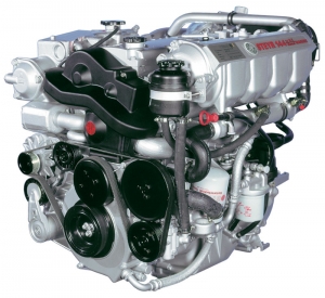 MO 144 M 38, 4-Zamanlý, Turbo þarlý, intercooler, Direkt enjeksyonlu, tatlý su soðutmalý, 106 kW 144 Beygir .
MOTOR TÝPÝ
: MO 144 M 38
4-Zamanlý, Turbo þarlý, intercooler
Direkt enjeksyonlu, tatlý su soðutmalý
ÇIKIÞ GÜCÜ KRANK kW Beygir
: 106 kW 144 Beygir ISO 8665 veya
ISO 3046 normlarýna göre
TAM YÜK DEVRÝ
: 3800
SÝLÝNDÝR ADEDÝ
: 4 Silindir / Sýra
SÝLÝNDÝR HACMÝ cm3
: 2133 cm3 130 cid
PÝSTON ÇAPI mm
: 85mm 3,35?
STROK mm
: 94mm 3,7?
KOMRESYON ORANI
: 18 / 1
AZAMÝ TORK Nm
: 288 Nm @ 2800 212,5? Lb-Ft
ENJEKSYON SÝSTEMÝ
: 2 Aþamalý Enjektörler
STANDART ALTERNATÖR Amp
: 90
ELEKTRONÝK MOTOR ARIZA TESPÝTÝ
: VAR
AÄžIRLIK Kg
: 258 Kg 567,6 Lbs
AÄžIRLIK / GÜÇ ORANTISI Kg / Beygir
: 1,79 3,94 lbs/Beygir
ÞANJMAN:
MODELÝ
: ZF 45 veya benzeri
GÜÇ AKTARMA SÝSTEMÝ
: Hidrolik Disk
REDÜKSYON ORANLARI
: 2,52 ? 2,04 ? 1,56 / 1
ÞAFT KAPLÝN AÇILARI
: Düz / 8 derece aþaðýya doðru veya
12 derece V-DRIVE
KURU AÄžIRLIK Kg
: 35 Kg. 77 Lbs
UYUMLU OLDUÄžU ÞANZIMANLAR
ZF 45A, ZF 45C, ZF 63IV V-DRIVE
STEYR ? Marine motorlarý yüksek performans için tasarlanmýþlardýr.
Yeni yakýt enjeksyon teknolojisi sayesinde mükemmel tork ve sürat neticeleri elde edilebilmektedir ve bundan dolayý mevcut marin güç aktarma sistemlerine uyumu fevkalade kolaydýr.
STEYR ? Marine motorlarýnýn en belirgin özelliklerinden birisi dinamik davranýþ ve anýnda yanýt veren, etkili akselerasyonudur.
HÝZMET ÖMRÜ:
STEYR ? Marine motorlarýn uzun ömürlülüðünü saðlamak için tüm hareketli metal aksamlarý özel metal alýþýmlardan imal edilmiþtir. Çift devre soðutma sisteminde kullanýlan tüm aksamlar, standart olarak deniz suyuna ve korozyona mukavim malzemelerden imal edilmiþtir. Deniz ortamýnda maruz kalýnacaðý olgularý dikkate alarak tasarlanmýþ çözümler, motor aksamlarý ve elektronik sistemlere azami korozyon mukavemeti garantilemektedir.
KONFOR:
Tescillenmiþ 2 ? Kademeli ünite enjektör teknolojisi sayesinde , dünyaca kabüllenmiþ çalýþma sessizliðine sahiptir.
Ürettiði gürültü seviyesi nispeten tüm çalýþma devirlerinde, benzin ile çalýþan eþdeðer motorlarýn çalýþma gürültü seviyesinin altýnda seyretmektedir. Ýlave olarak motorun monoblok kýsmýný, alüminyum dýþ kabuklarýndan ayýran elastik conta sistemi sayesinde, titreþimler motor bünyesinde absorbe edilir ve böylelikle gürültü ve vibrasyonun tekne gövdesine aktarýlmasý engellenir.
Hýz ve tork karakteristiklerine istinaden, mevcut þanjman, redüksyon, þaft ve pervane sistemlerine uygunluðu kolayca saðlanabilmektedir. Amaca uygun aksesuar çeþitlerimiz, teknemizdeki en yüksek kalite ve konforu temin etmektedir.
EGZOZ EMÝSYON DEÄžERLERÝ:
Örnek alýnacak ünite-enjektör teknolojisi , hazýrda BSO II , SAV 2 , EPA- Tier 2 ve eþdeðer eksozt emisyon deðer kriterlerini yerine getirmektedir.
ÞANZIMAN:
STEYR ? Marine motorlarý teknenizde kullandýðýnýz muhtelif güç aktarma sistemlerine uygunluk saðlamaktadýr. Muhtelif Þanjman uygulamalarý Direkt, düz, 8 derece aþaðýya doðru açýlý ve 12 derece V-Drive ve Volant muhafazalarý baðlantýlarý Jet Drive
MONOBLOK MOTOR TEKNÝK TANITIMI:
Saðlam ve emsalsiz moblok tasarýmý, yani motor bloku ve silindir kapaðýnýn yüksek kalite dökümden, tek parça halinde imal edilmiþ olmasý ve kusursuz derecesinde silindir yuvarlaklýðý, mükemmel soðutma ve dolayýsý ile silindir gömleklerinin fevkalade uzun ömürlü olmasýný saðlar.
*Dinamik balansý yapýlmýþ, Chrome-Molybdenum, Dövme Krank
*Yüksek silikon Alüminyum döküm, yað soðutma kanallý, 3 segman teknolojisi pistonlar
*Sertleþtirilmiþ sibop yuvalarý ve NIMONIC hammalzemesinden imal edilmiþ siboplar
*Volant üzerinde bulunan ve uygulamaya istinaden deðiþen esnek kaplin.
MOTOR TAKOZLARI:
Ayarlanabilen , itiþ gücüne mukavim, ön ve arka esnek takozlar
YAÄžLAMA SÝSTEMÝ:
*Deðiþtirilebilen kartuþ atom tipi yað filtresi
*Kapalý devre karter havalandýrmasý
YAKIT SÝSTEMÝ:
*Üstten eksantrik ve kilbütör tarafýndan tahrik edilen, iki kademe entegre yüksek basýnç ünite enjektörü
*Otomatik olarak havasý alýnabilen, elektrikli mazot pompasý
*Deðiþtirilebilen kartuþ atom tipi, mazot filtresi
EKSOZT SÝSTEMÝ:
Tatlý su soðutmalý eksozt manifoltu ve deniz suyu soðutmal eksozt deveboynu
SOÄžUTMA SÝSTEMÝ:
*Termostat kontrollu tatlý sulu soðutma sistemi
*Kendinden genleþme tanklý kondanser sistemi
*Hazýrlanmýþ Sýcak su veya kalorifer baðlantýlarý
*Ýmpeller tipi ve deðiþken baský plakalý deniz suyu pompasý