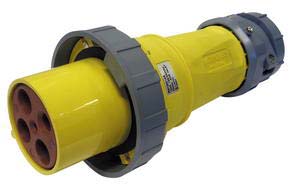Marinco 100 Amper fiş. Özel sarı gövde. watertight kılıflı Marinco 100 Amper fiş. Özel sarı gövde. watertight kılıflı