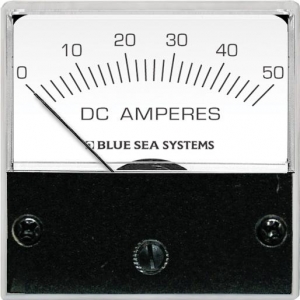 DC Mikro ampermetre.

- 51x51 mm.
- 2 amper aralklarla 50A gösterge 
- Hassasiyet %3