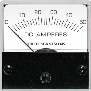 DC Mikro ampermetre.

- 51x51 mm.
- 2 amper aralklarla 50A gösterge 
- Hassasiyet %3