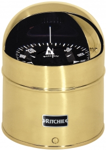 Ritchie Globemaster® D-615-X pusula. 2° veya 5° kadran alternatifleri mevcuttur. Motoryat ve yelkenlilerde kullanlabilir. Kompansatör ve aydnlatmaya sahiptir.