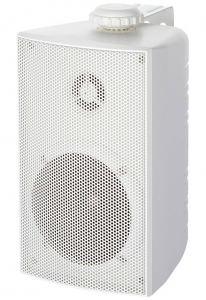 Marin kabin hoparlörü, braketli. 60 Watt. Çift.

192x164x198 mm
2x30 Watt (RMS)
2x60 Watt (Peak) 
90 ± 2 dB 
75-20.000 Hz. 
4 Ω