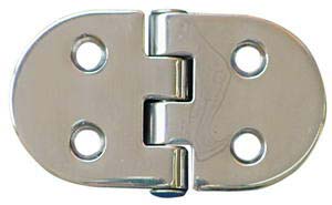 Menteşe, paslanmaz çelik. 74x39 mm. Ters