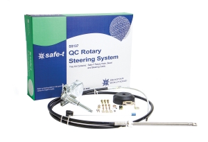 Seastar Safe-T® QC Dtan takma ve kuyruklu motor dümen sistemi. 

Çabuk yant veren 3 dümen turlu sistem güç yardmcl tüm Stern Drive motorlara ve V4’e kadar dtan takma motorlara uygulanabilir. 

	
		Kolay yant veren 3 dümen turu 
	
		Paslanmaz çelik spiral çk 
	
		Hzl, kolay montaj
	
		Spiral, dümen kutusu, bezel ve montaj ekipmanlarndan oluan kit içerii 
	
		ABYC ve NMMA standartlarna uygun, CE sertifikal