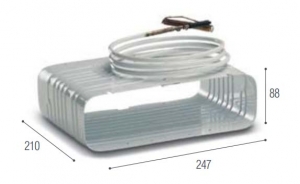 Evaporatörler 2 metre boyunda, siboplu, bükülebilir balant borusuna sahiptir.  Termostat ayrca sipari edilmelidir. Vitrifrigo soutma sistemlerinde standart hz ayar kiti ile motor devrini 2000-3500 rpm arasnda ayarlayabilirsiniz. Böylece örnein 40 litre gibi ufak hacimli dolap için motor devrini 2000 rpm´e ayarlayarak enerji tasarrufu yapabilirsiniz. Ya da 200 litre gibi büyük hacim söz konusu ise motor devrini 3000-3500 rpm´ e çkarabilirsiniz. 
önerilen evaporatör, hacim ve devir oranlar aada gösterilmitir.
evporatör modeli: pt1. Önerilen kapasite (litre): 40. 2000 r.P.M
Evporatör modeli: pt3. Önerilen kapasite (litre): 80. 2500 r.P.M
Evporatör modeli: pt6. Önerilen kapasite (litre): 180. 3500 r.P.M.
evporatör modeli: s8. Önerilen kapasite (litre): 80. 2500 r.P.M
Evporatör modeli: s3. Önerilen kapasite (litre): 130. 3000 r.P.M
Evporatör modeli: ac5. Önerilen kapasite (litre): 70. 2500 r.P.M.
evporatör modeli: ac15. Önerilen kapasite (litre): 160. 3000 r.P.M