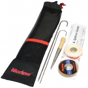 Marlow splice kit. Halat örmek için gerekli tüm malzeme bu kitin içinde.