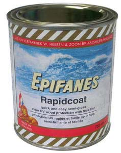 Epifanes Rapid Coat saten vernik. 750 ml.

Alkid-Üretan bazl, çabuk kuruyan,yar-parlak, tek bileenli, UV filtreli iç ve d mekan verniidir. Tik ve dier yal ahaplara mükemmel yapma salar. Hafif renkli yapsyla ahabn doal dokusunu ortaya çkarr ve renk bozulmasn önler. 1 litre Rapid Coat 10-12 m² yüzeyi 30 mikron kalnlnda kapatr. Katlar arasnda 5-6 saat beklemek yeterlidir. Katlar aras zmpara gerektirmez. yi sonuç için 3 kat yeterlidir. nceltme önerilmemekle beraber gerektiinde frça için 6519021, sprey için 6519022 tiner kullanlr.