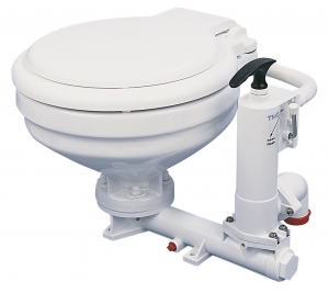TMC Manuel marine tuvalet. Plastik klozet kapakl.


	• Beyaz porselen çanak

	• Korozyona mukavim pompa ve gövde yaps

	• Giri 19 mm, Çk 38 mm