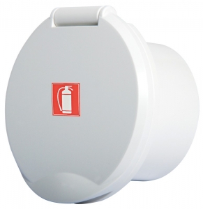 Beyaz ABS pakal kapakl kutu. 

Yangn söndürücüyü aktive etmek üzere 1836090/91 kodlu veya benzeri kumanda telleriyle kullanma uygun muhafaza.