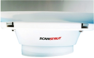 Scanstrut SC50 ayarlanabilir Satcom taban destei. Satcom antenleri doru çalabilmek için yatay düz montaj yüzeyine ihtiyaç duyarlar. Motorbotlarda bunu bulabilmek oldukça zordur. Bu, pahal ve zaman harcatan ara uyum plakalarnn üretilmesi gerektii anlamna gelir. Satcom destekleri 0° ile 12° arasndaki eimlerde montaj mümkün klarak bu sorunu kökünden çözer. Satcom montaj malzemeleriyle uyumlu olacak ekilde tasarlanmtr. Her tip teknede eimli alanlarda dereceli yüzey montajn hzl ve kolayca yapabilirsiniz. Ayarlanabilir ayak takozu SC35, SC45, SC45R ve SC65 Satcom montaj braketleriyle uyumludur.