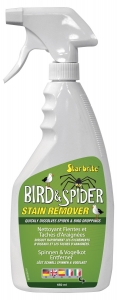 Ku & Örümcek Lekesi Temizleyici. 650 ml. Örümcek ve ku dk ve lekelerini giderir. Toksik deildir, tamamen doaldr. Aartc madde içermez; Evcil hayvan ve çocuklarnzn bulunduklar ortamlarda güvenle kullanlabilir. Cilay çkarmaz.