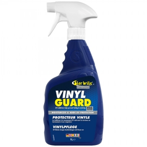 950 ml.Tüm vinil, kauçuk, plastik ve deri yüzeylerde UV korumasn artrr. Sert deniz ortamna maruz kalan vinil ürünlerin ilk görünümlerine dönmesine yardmc olur. Tefl on polimerleri uygulanan yüzey üzerinde bariyer oluturur ve yüzeyi onarr. yi bir görünüm salamak için istenilen sklkta kullanlabilir.
