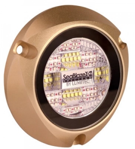 SeaBlaze X2 Spectrum RGB ledli su alt aydnlatma lambas.

	 

	Neredeyse sonsuz renk seçeneini ayn güvenilirlik ve kaliteyle sunan SeaBlaze Spectrum, sualt ve su üstüne kolay montaj (montaj için sadece Ø 13 mm delie ihtiyaç vardr), düük profil, uzun ömürlü özel bronz alam ve kullanc tarafndan seçilebilen modlar gibi avantajlarn sürdürüyor.
	
	
		• 6000 lümen (Beyaz) 
	
		• Anahtara ardarda basmayla dim özellii mevcut 
	
		• Ø 97 mm, h 19 mm
	
		• 10V DC - 30V DC aras çalma voltaj 
	
		• 12V DC´de 5 A, 24V DC´de 2.5 A tüketim
		 