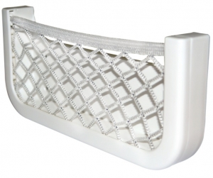 Dokuma naylon elastik al, beyaz ABS gövde. Kendinden yapkanl veya 4 vida ile sabitlemeli.