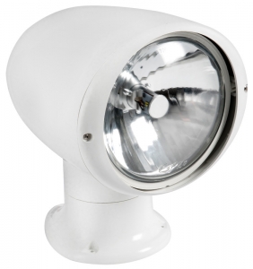 Dayankl abs gövdeli. Sadan-sola 355°, aa-yukar 70° hareket edebilir. 146 mm çapl projektör tasnda çift odakl led ampul. Kablolu uzaktan kumanda dahil. 230x185x210 mm.