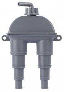 Soutma suyu hattnn püskürtme noktasnn, su kesimi hattndan yükseklii 15 cm´den az ise motor stop ettiinde sifonlama nedeniyle soutma suyunun motora girme riski vardr. Bu sifonlama su kesimi hattnn yaklak 40 cm yukarsnda olacak ekilde soutma suyu hattna bir anti-sifon taklmasyla engellenebilir. 

Basnç valfiyle donatlmtr ve otomatik çalr. Tuz kristalleri nedeniyle tkanmaya kar periyodik temizlik yaplmaldr. 13 mm (1/2"), 19 mm (3/4"), 25 mm (1") ve 32 mm (1¼") iç çapl hortumlara uygundur.