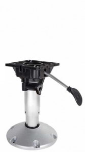 Waverider amortisörlü, darbe emicili teleskopik koltuk aya.

Gazl amortisör ile ayarlanabilir yükseklik. Teknenin dalgalara kar darbesini emmek için dahili darbe emici amortisör ile donatlmtr. Epoksi kapl eloksall alüminyum taban. Eloksall alüminyum borular. Üniversal delikli plastik/fiberglas koltuk balants. 

Taban Ø 230 mm
Ayak boru Ø 75/65 mm.