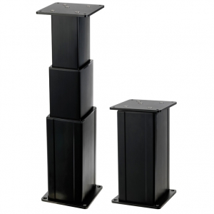 3 kademeli elektrikli yuvarlak masa aya��. Eloksall� al&uuml;minyumdan, tekne i&ccedil;inde ve d���nda kullan�m i&ccedil;in. IP66. Tek ayakl� &ccedil;al��ma i&ccedil;in (On)-Off-(On) model anahtar gereklidir. Senkronize &ccedil;ift ayak &ccedil;al��mas� i&ccedil;in kontrol &uuml;nitesi/al�c�s� sipari� edilmelidir. 

Maksimum y&uuml;k: 100 kg 
Masa plakas�: 200x200 mm 
Taban: 200x200 mm 
Toplanm�� boy: 378 mm 
A&ccedil;�k boy: 778 mm 
H�z: 35 mm/s