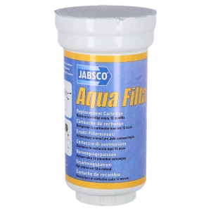 Jabsco 59100-0000 Aqua Filta yedek kartu.

	
		Su kayb bile olmadan kartuun basit deiimi
	
		Vidal kartu ylda bir veya gerekirse daha erken deitirilir
	
		200 gramdan fazla gümü emdirilmi aktif karbon, çözünmü kirleri emer, kötü tatlar, kokular ve renk bozulmalarn giderir ve kristal berraklnda, doal tad ve ho kokusu olan su brakr
	
		Karbonun gümü emdirilmesi filtre yatanda bakteri büyümesini engeller
	
		Yararl mineral tuzlar tutulur
	
		O-Ring dahil