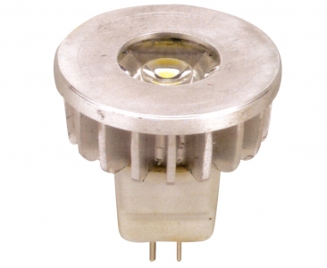 Led ampul. MR-11 Tip. 1 adet 1W yüksek güçlü led. Şeffaf lensli.