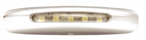 Led’li kokpit, merdiven lambas. Kromaj. 80x18mm. 12V.