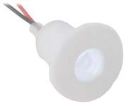 Led’li kokpit/merdiven lambas. Su geçirmez beyaz ABS gövde. D Ø 28mm. Montaj delik: Ø14mm, derinlik 20mm. 12V