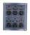 Sigorta paneli, 6´l, splash-proof. Etiket seti dahil. 108x124 mm.