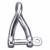 Long twist shackles, AISI 316 stainless steel.