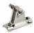 Rail hinge with removable pin. Stainless steel.