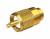 Shakespeare PL-259-CP-G connector, gold plated brass. For coax cables.