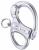 Wichard HR snap shackle with fixed eye.